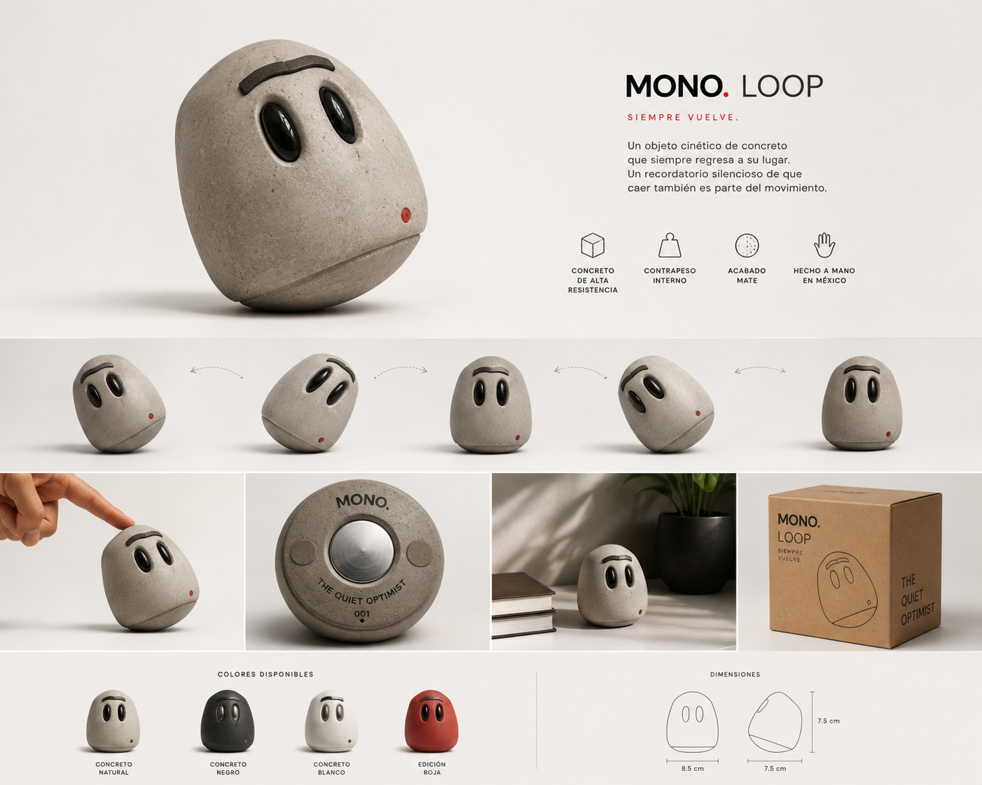 Presentación y detalles de MONO. LOOP